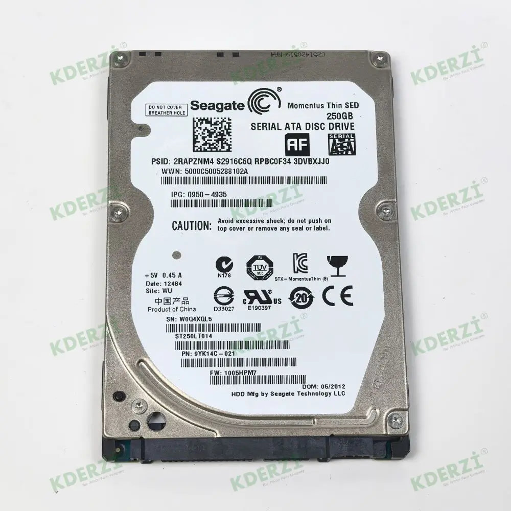 HP 삼성 제록스 프린터용 오리지널 하드 디스크 드라이브 HDD, 250G 320G 500G 복사, 브래킷 필요 없음, 펌웨어 업데이트 필요 없음