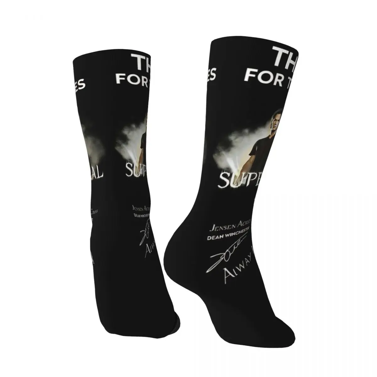 عميد وينشستر جوارب التلفزيون خارقة للطبيعة زوجين الجوارب متوسطة لينة عادية الجوارب الربيع سكيت المضادة للانزلاق تصميم الجوارب #3