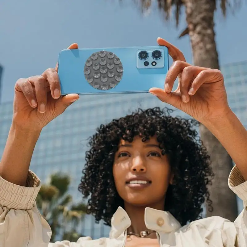 Suction Cup Phone Case Magnetic Silicone Suction Cup Phone Mount Mirror Shower Phone Holder For Most Cell Phones Phone Stand