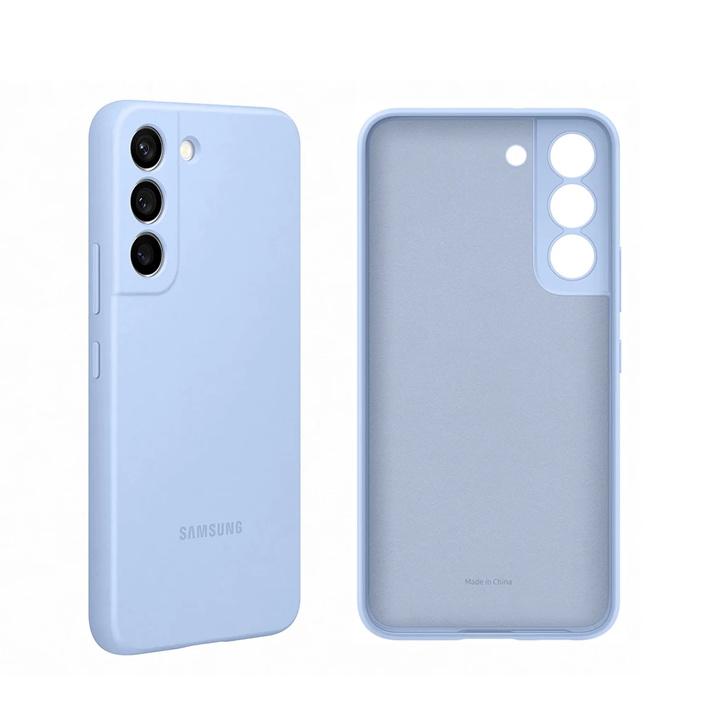 Original Samsung Silicone Cover for Galaxy S22+ S22 Plus 5G Silicone Shockproof Protective Case