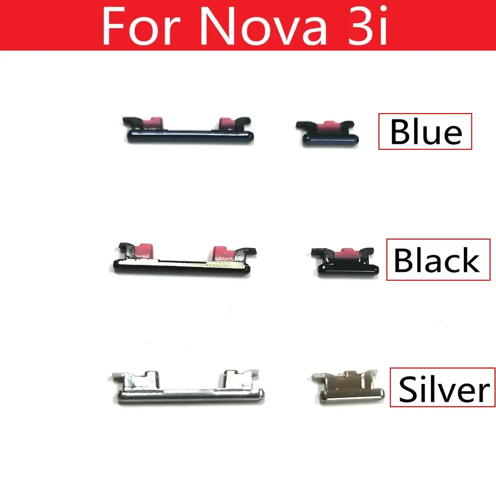 New Side Key Power On Off and Volume Buttons Keys Replacement Parts For Huawei Nova 3i / P Smart Plus 2018