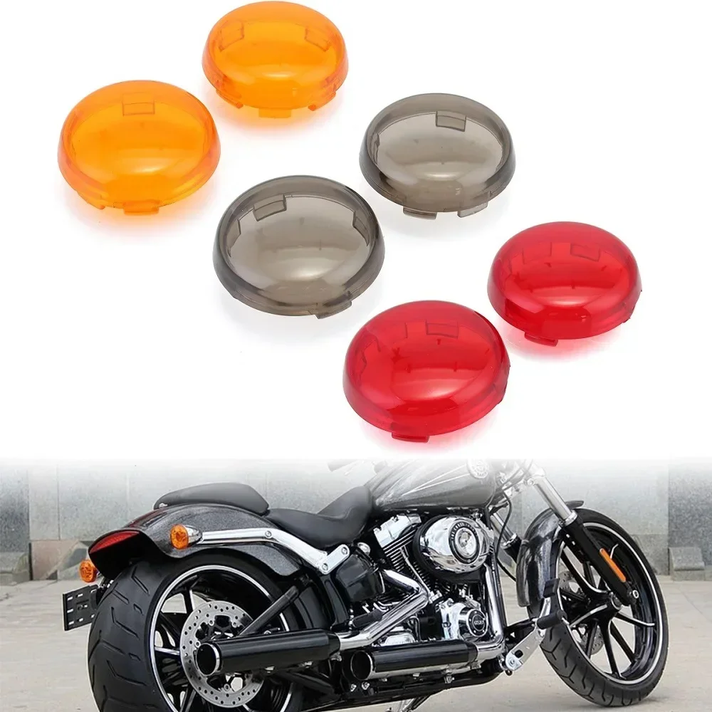 

Motorcycle 2inch Turn Signal Indicator Light Lens Cover For Harley Sportster XL883 Fatboy Dyna V-ROD Breakout Softail 1986-later