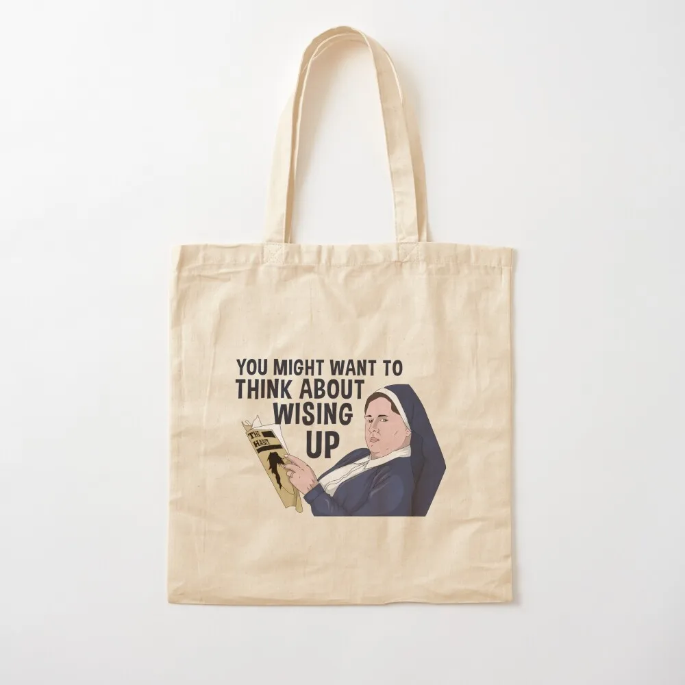 You Might Want to Think About Wising Up Tote Bag Handbags female bag shopping bag logo Gift