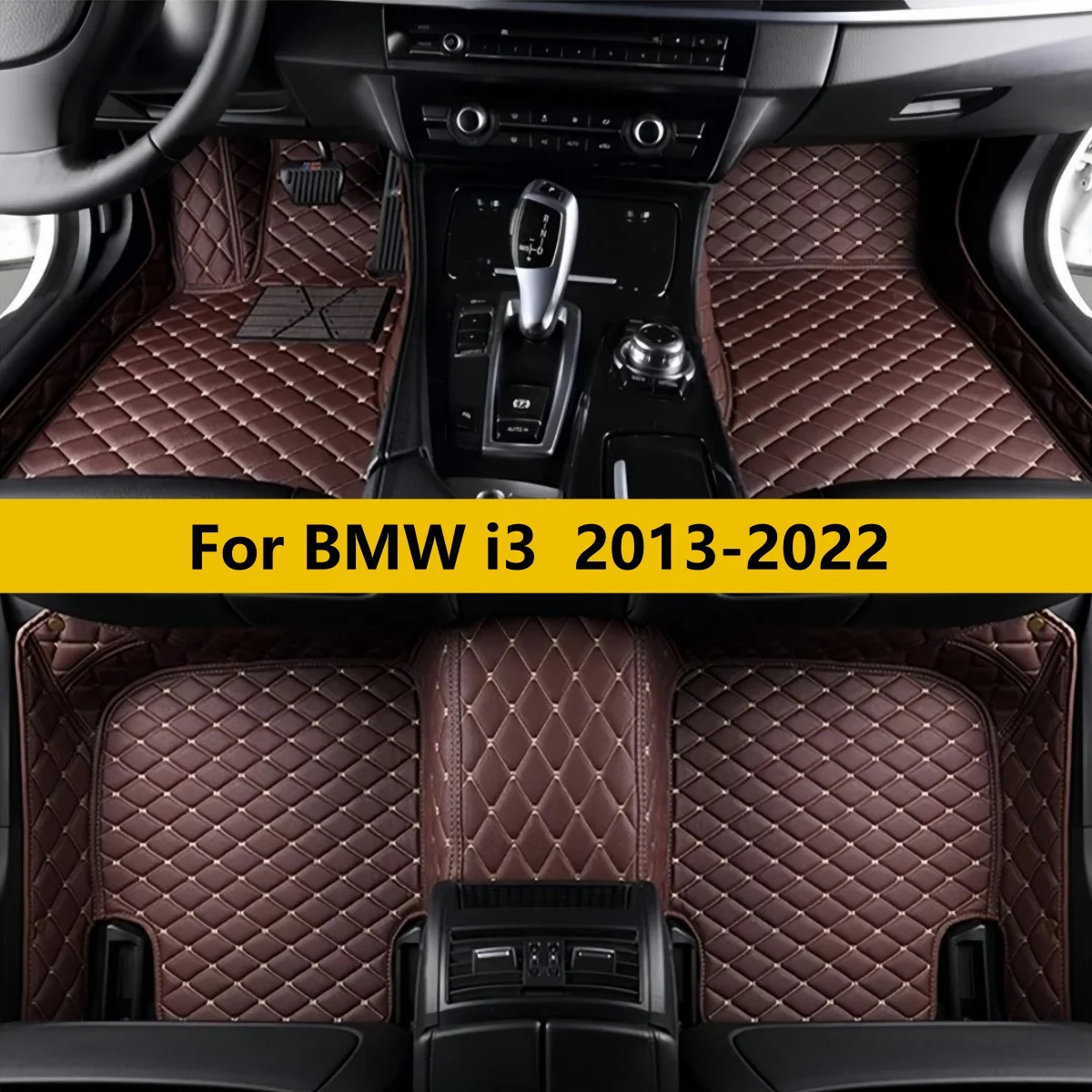 

Автомобильные коврики для BMW i3 2013-2022 годов выпуска, индивидуальные аксессуары для интерьера, ковровые покрытия.