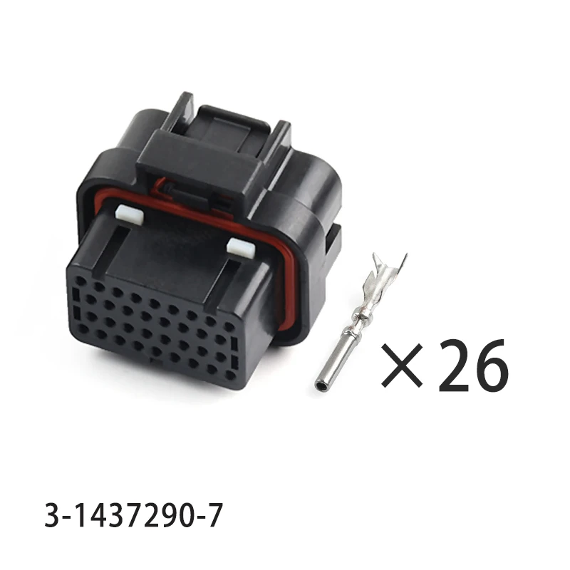 DO7261-11 Automotive connector wiring harness connector 26-hole male waterproof plug 3-1437290-7