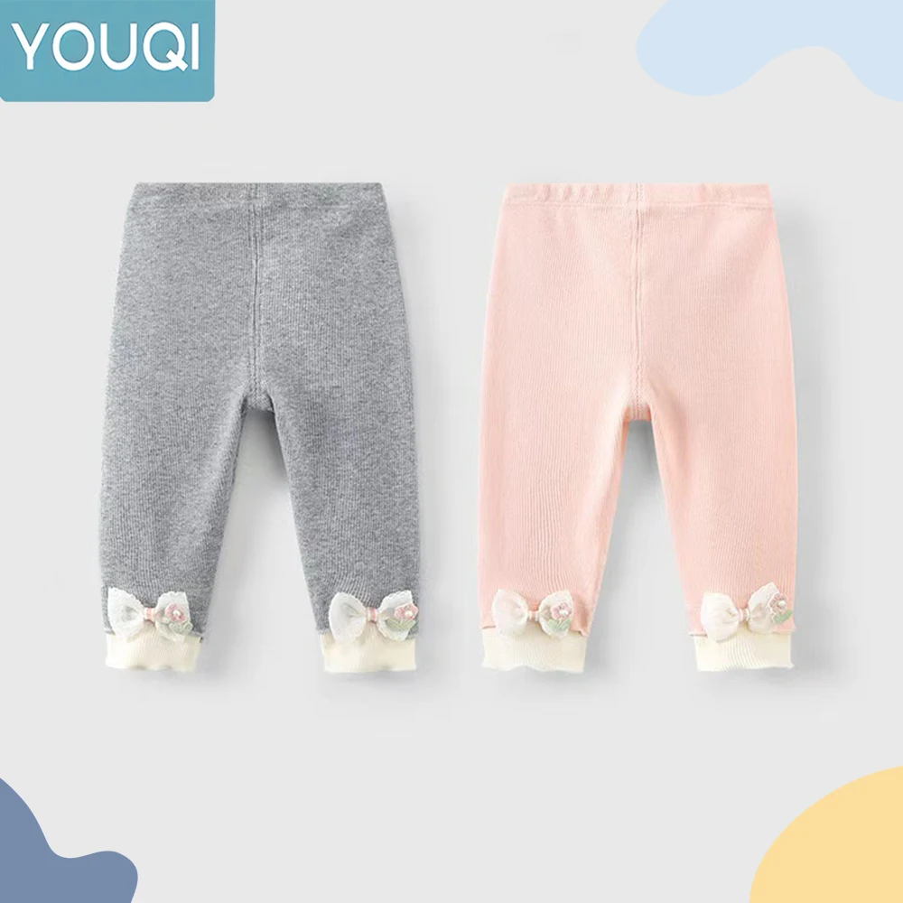 

1 Piece Baby Pants New Spring and Autumn Baby Girls' Outdoor Casual Versatile Sweet Leggings