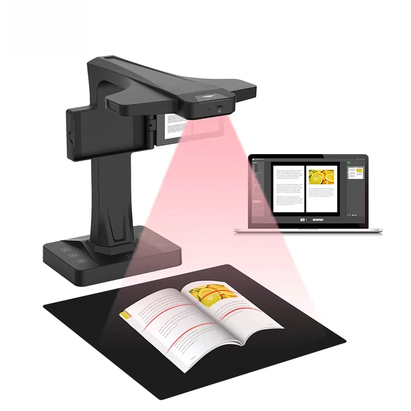 16MP A3 Document Book Scanner with USB Interface High-speed OCR High Accuracy in Stock