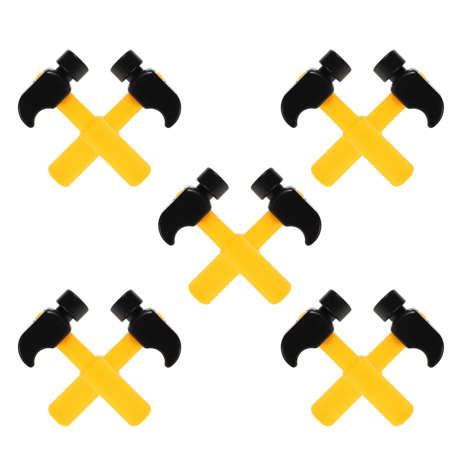 Marteau de Simulation en plastique pour enfants, maillet pour jouer à la Simulation, apprentissage précoce, outil d'activité sensorielle Montessori, 10 pièces