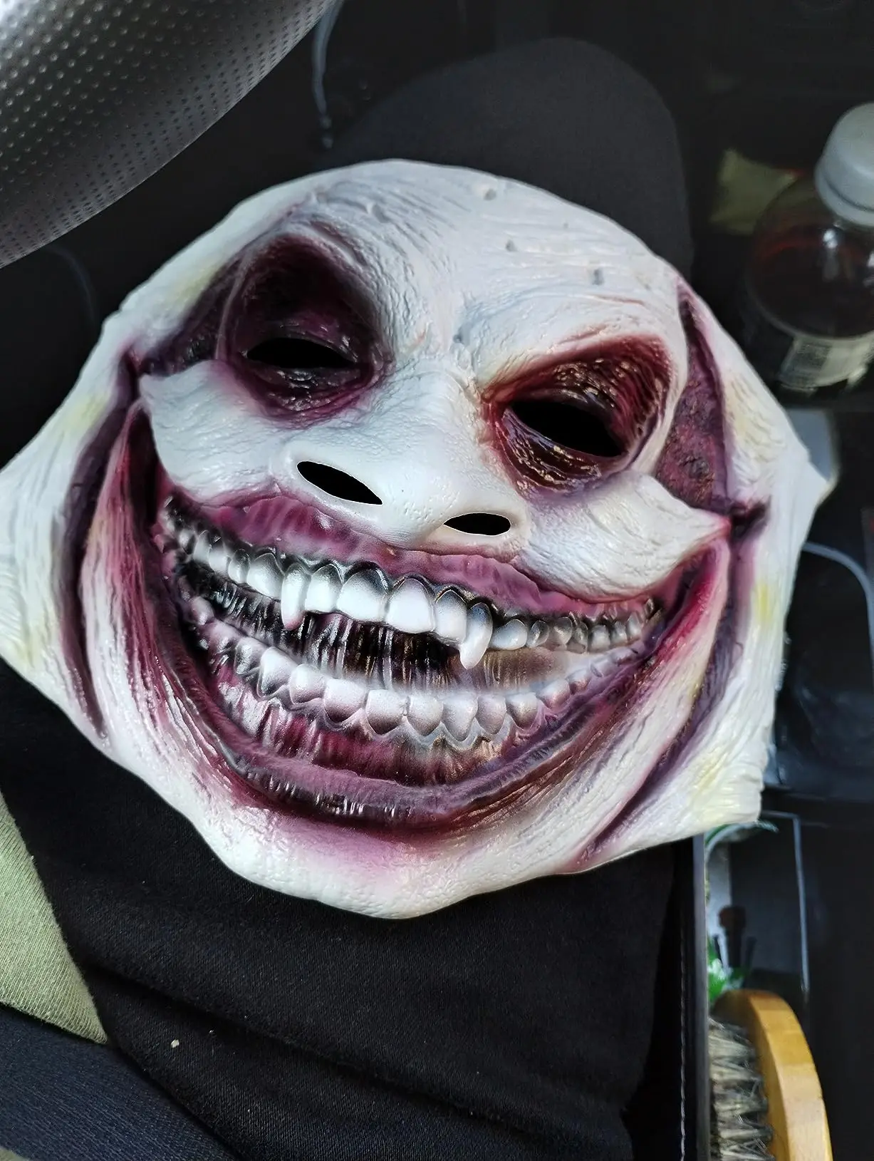 Bray wyattラテックスハーフフェイスコスプレマスク、ハロウィーンの帽子、衣類アクセサリー装飾用