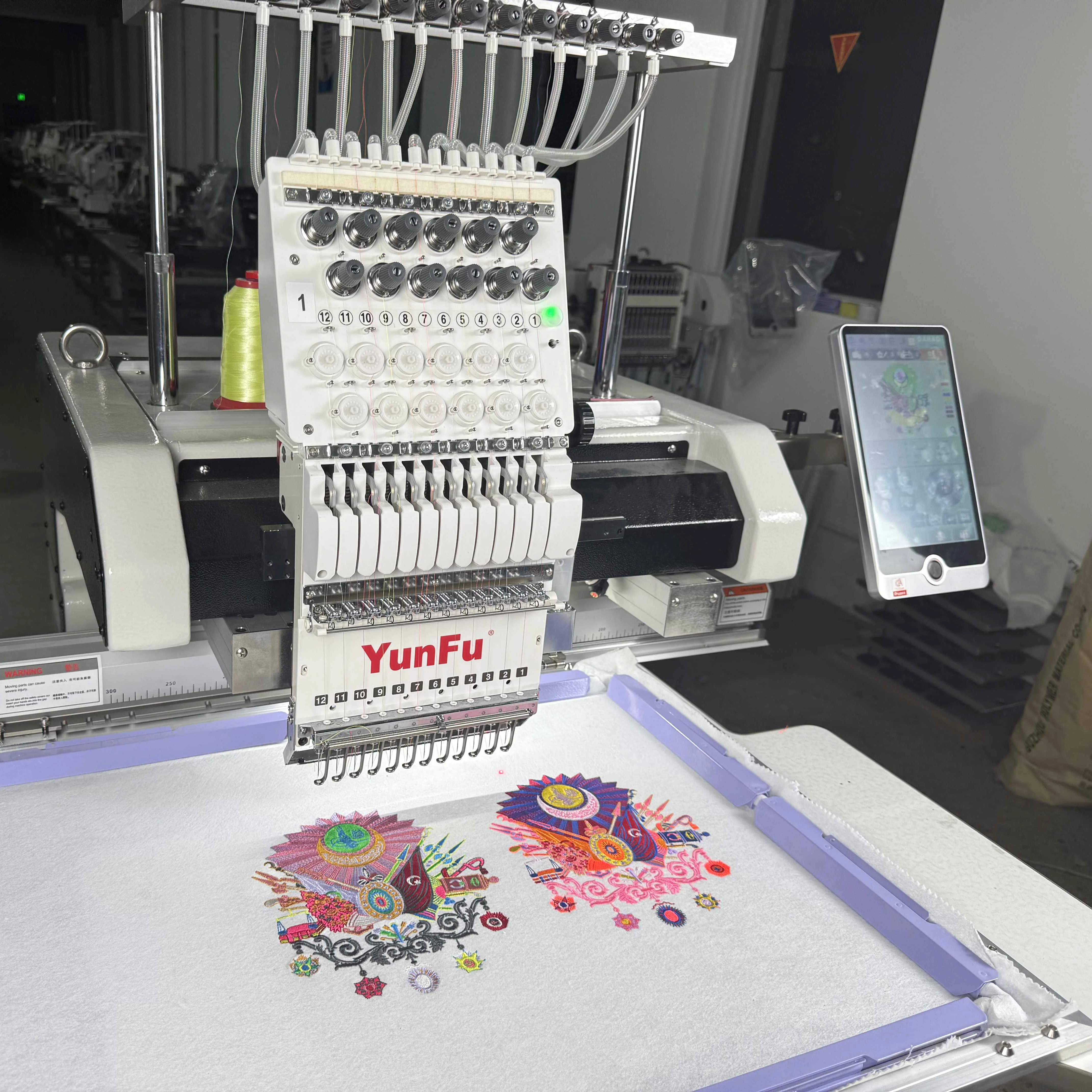 Best Prices Single Head 12 15 Needles Embroidery Machine Industrial Custom Computerized Embroidery Machine