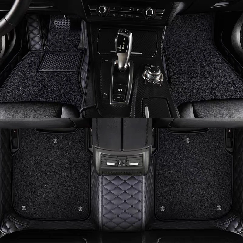 

Custom Double Layer Leather Colorful Car Floor Mat for Volvo Polestar 4 Year 2024 2025 Auto Carpet Accessories Interior Parts