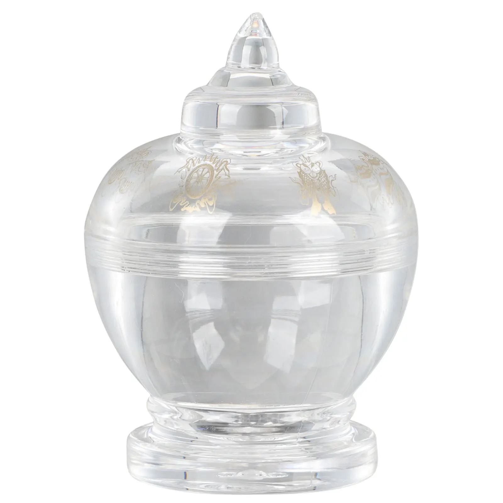 Acrylic Pagoda Crystal Offering Tower Statue Vintage Desktop Ornament Office Home Table Decor Water