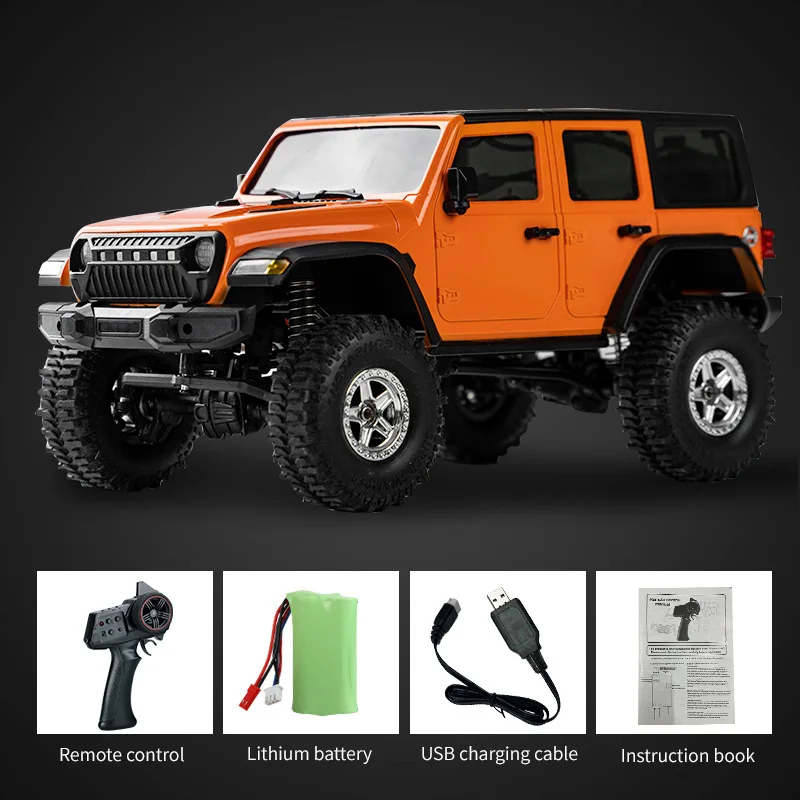 JJRC C8801 1/18 RC Car 4WD Off Road Jeep Wrangler Climber 370 Motor Waterproof Electric Crawler Toy Gift For Boys Adults