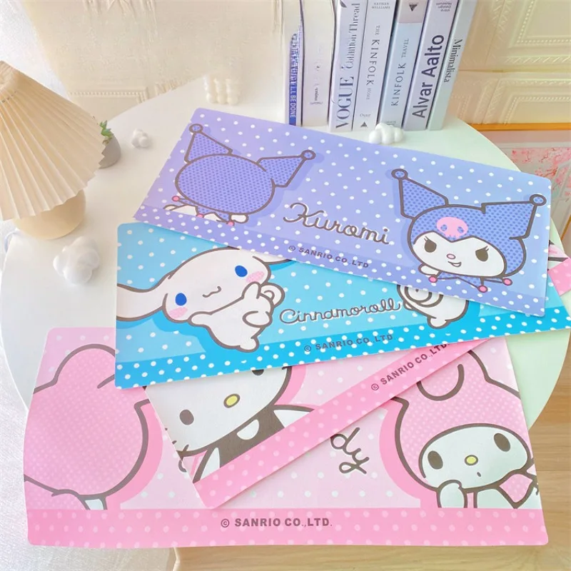 Sanrio HelloKitty MyMelody Kuromi Cinnamoroll Large Rectangular Table Mat Stain Oil Resistant Insulated Placemat Kitchen Supplie