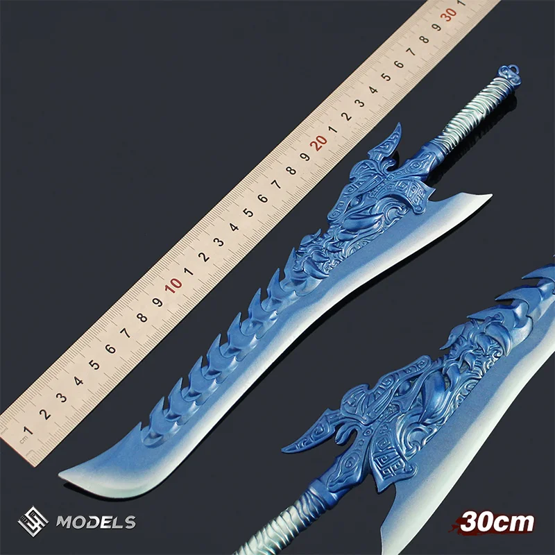 NeZha2 Ao Guang ฟันมังกรอาวุธดาบอะนิเมะ Action Figure Dragon King of The East China Sea Blue Blade ของขวัญของเล่น