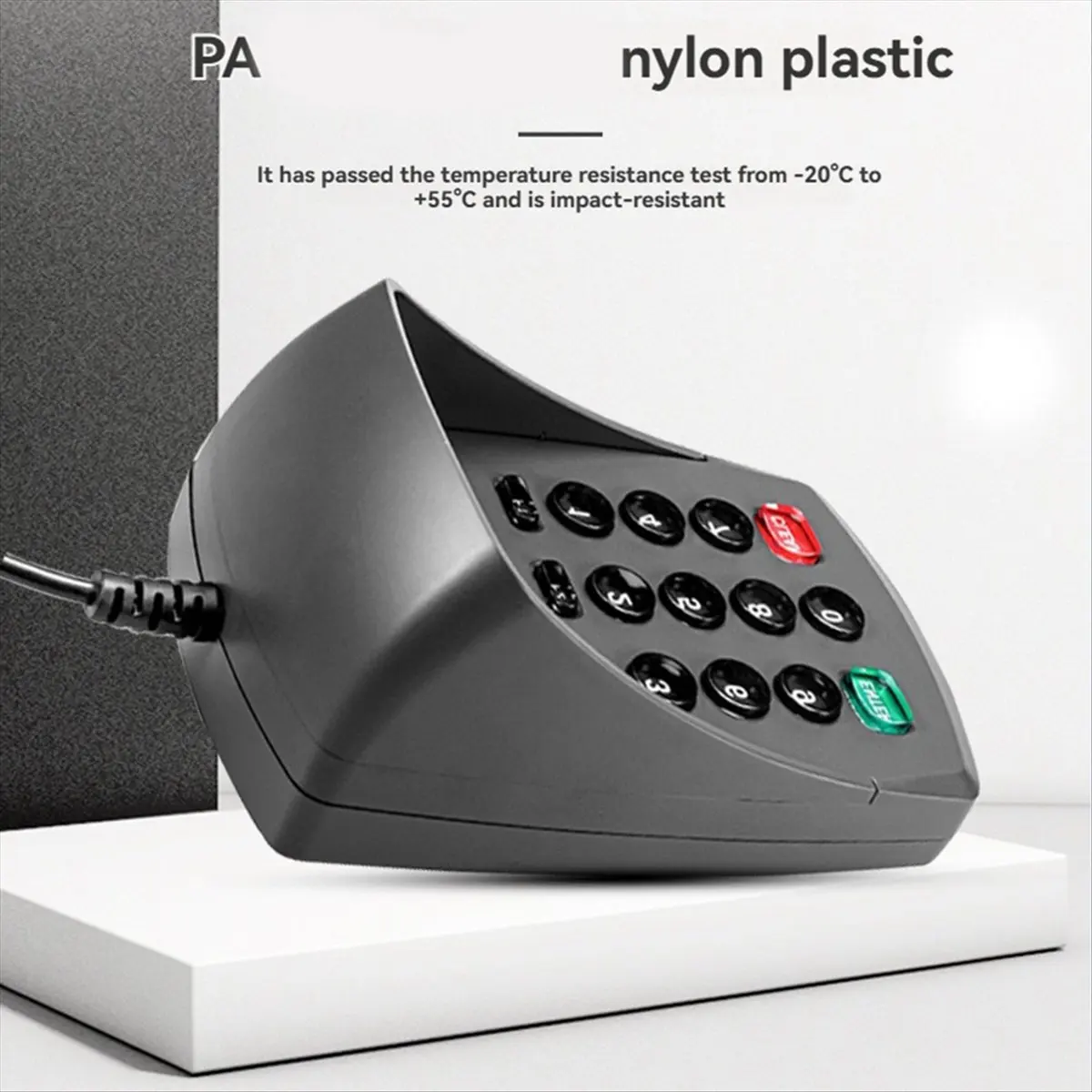 【ELEVATE LIFE】USB Numeric Password Keypad Programmable Encryption Pin Pad for POS Payment Systems Secure Digital Entry Device