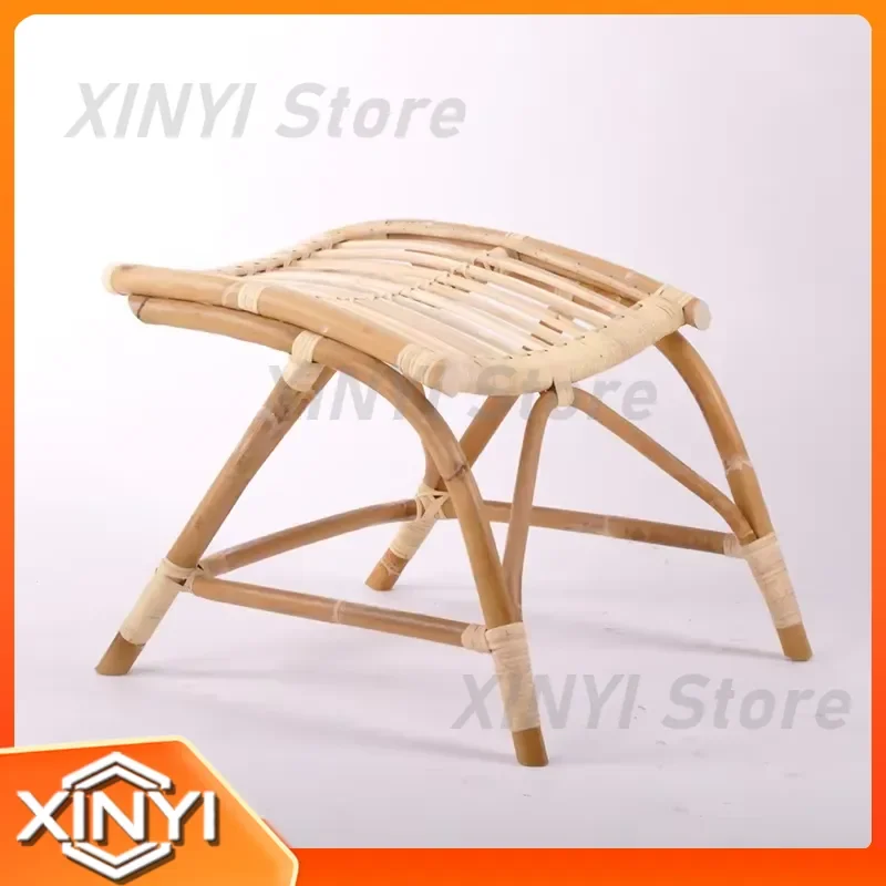 Ivy Natural Rattan Recliner Multi-Functional Sit-Lie Backrest Chair for Elderly for Lunch Break for Office for Balcony for