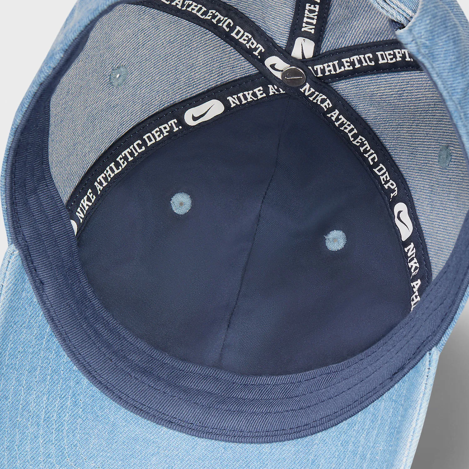 Nike genuine new men's and women's soft top denim embroidered casual baseball cap HF0383-429 view 5