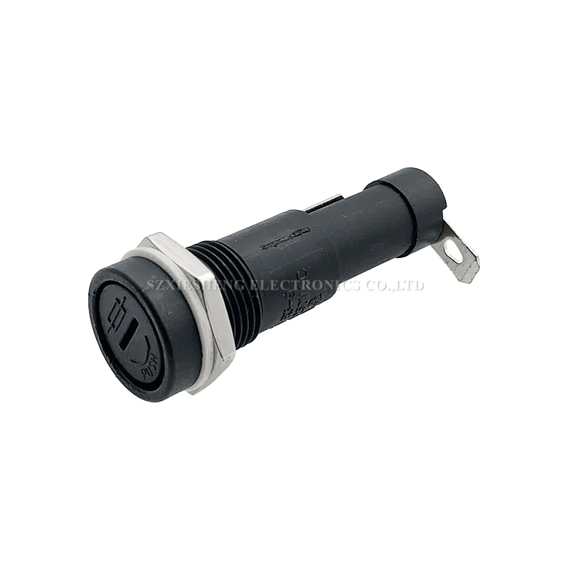5 uds R3-9 6*30MM portafusibles 15A250V montaje en Panel Base de fusible de resistencia a altas temperaturas con fusible de tubo de 6*30MM