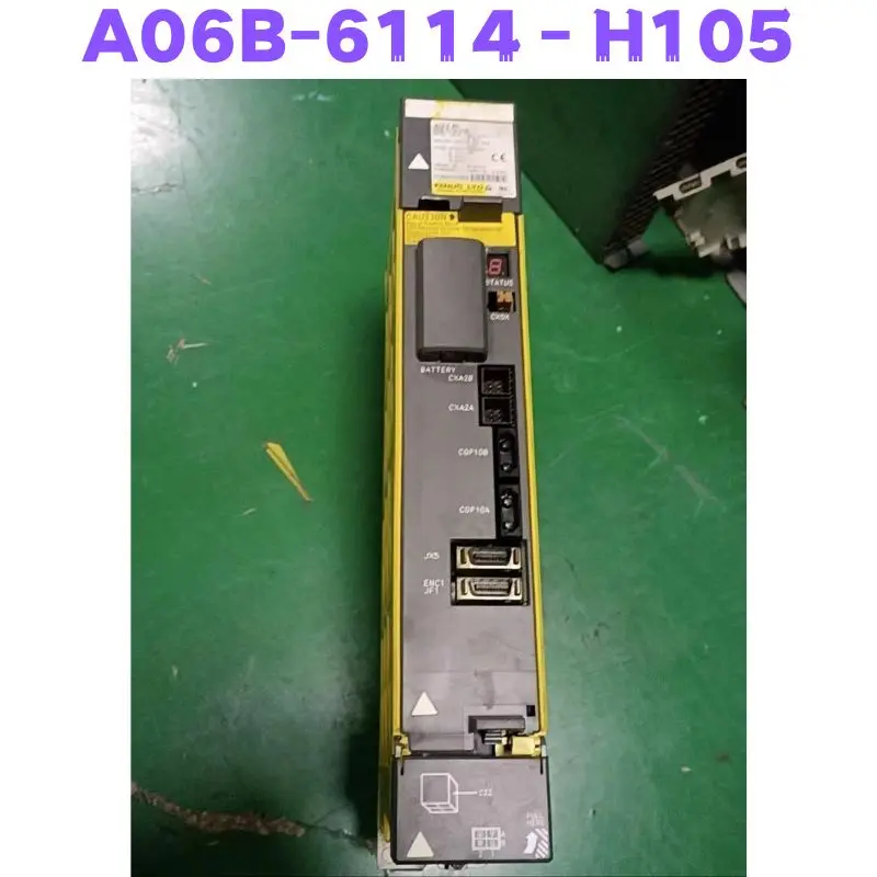 Second-hand A06B-6114-H105 A06B 6114 H105 Servo Drive Tested OK