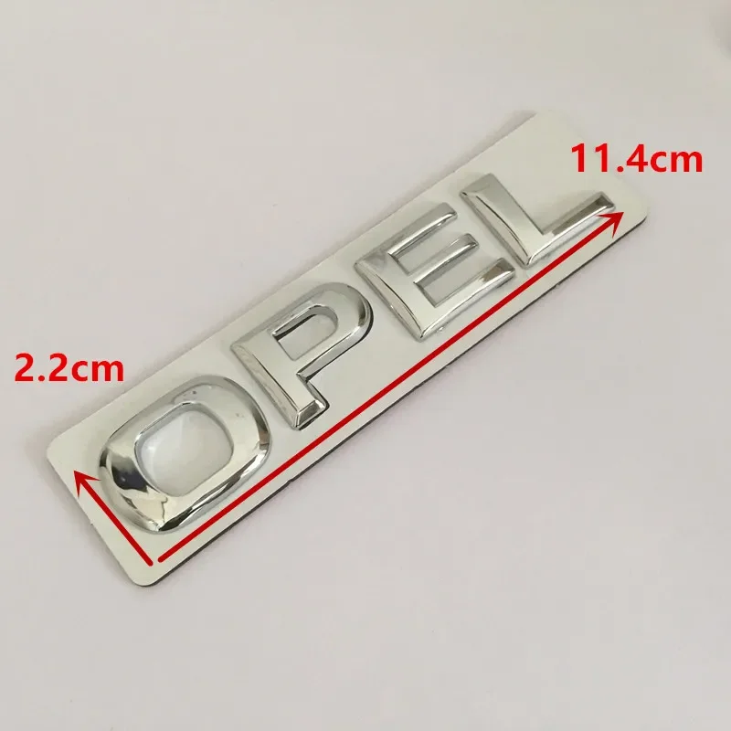 1pcs 3D ABS opel CORSA Car letter Hood Front Bonnet Grill Rear Trunk Emblem Badge Sticker Decal Styling accessories