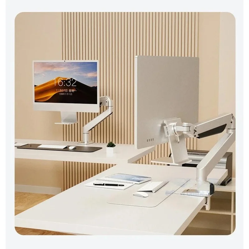 Desktop Full Motion Spring Arm Support Loading 2-8 Kgs Aluminum Alloy Mount