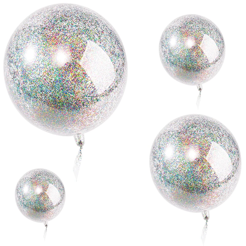 New 20-inch Laser Sequin Bobo Ball Wedding Birthday Party Atmosphere Arrangement Scene Dress Up Ball Chain Decoration