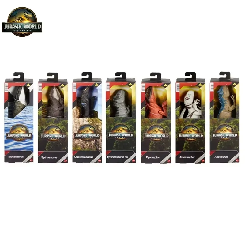 Vendita calda autentico stock Jurassic World Rebirth Series Tyrannosaurus Rex Dinosauro Collezione di modelli Ornamenti Giocattolo Regalo di compleanno