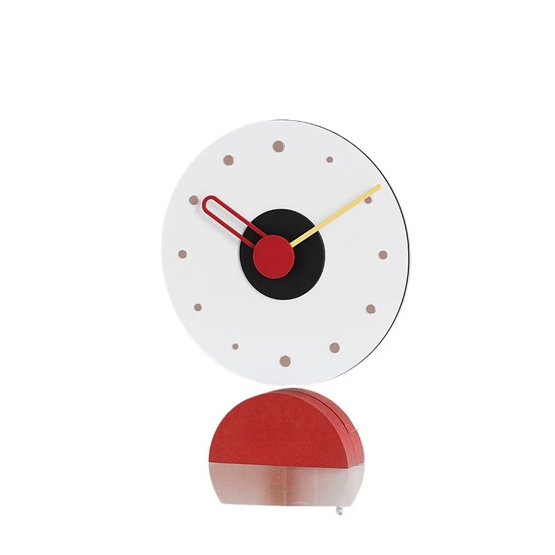 

High value 2025 new bedroom desktop clock ornament living room study decoration desk clock home