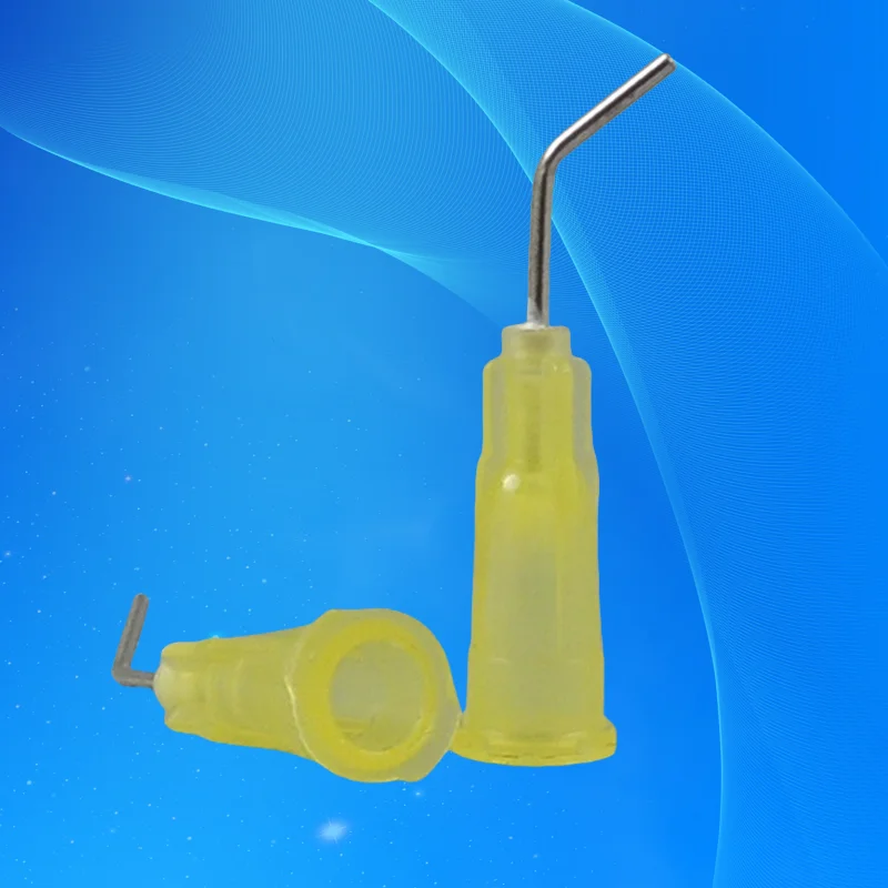 

Free Shipping 100 Pieces 20G 45 Bent Degree 0.5'' Glue Dispensing Needle Bayonet Type Dispenser Needles 1/2 Inch