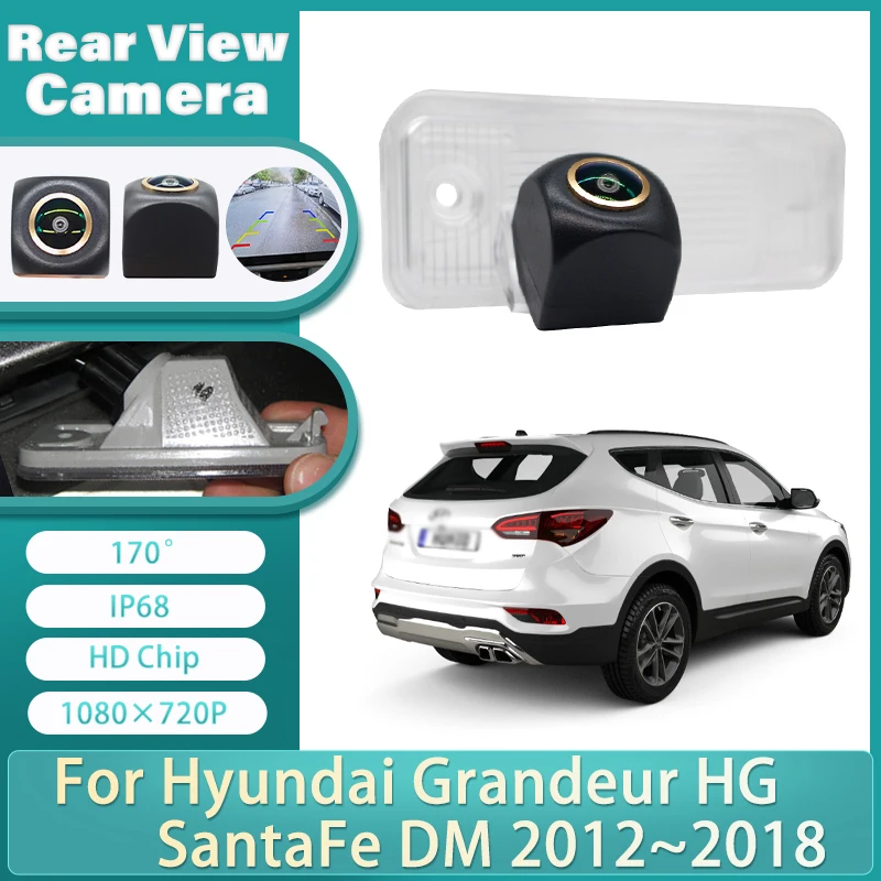 

HD CCD 170° ° Автомобильная камера заднего вида «рыбий глаз» для Hyundai Grandeur HG SantaFe DM 2012 ~ 2018 для Kia Carens RP 2013 ~ 2016