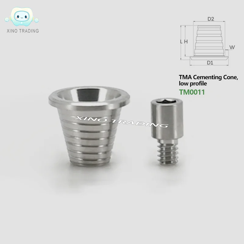 2set Adin MUA Ti Base Dental Implant Multi-Unit Titanium Base Factory-Direct Metal Product