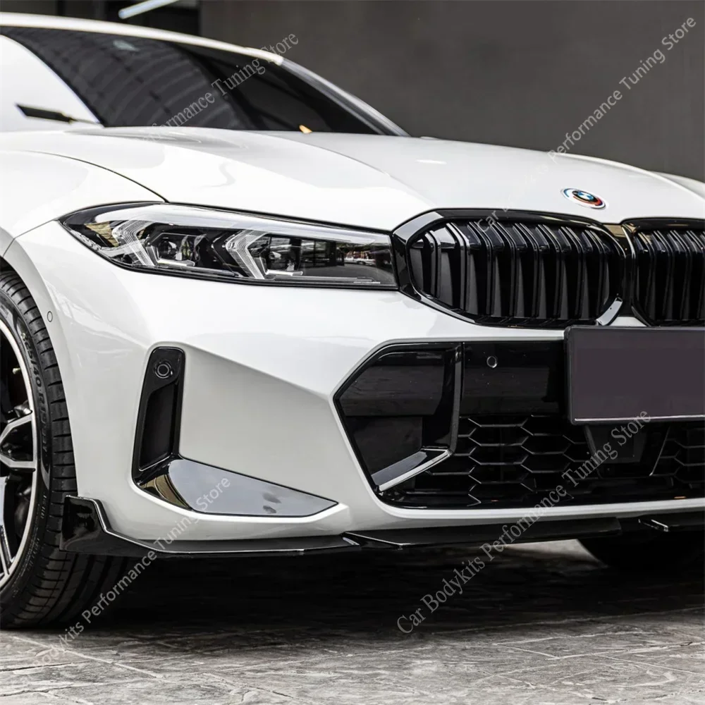 MP OEM Style Front Bumper Splitter Lip Spoiler Diffuser For Bmw G20 G21 320i 330e 330i 320d M340i M Sport 2022-2025 LCi Bodykits