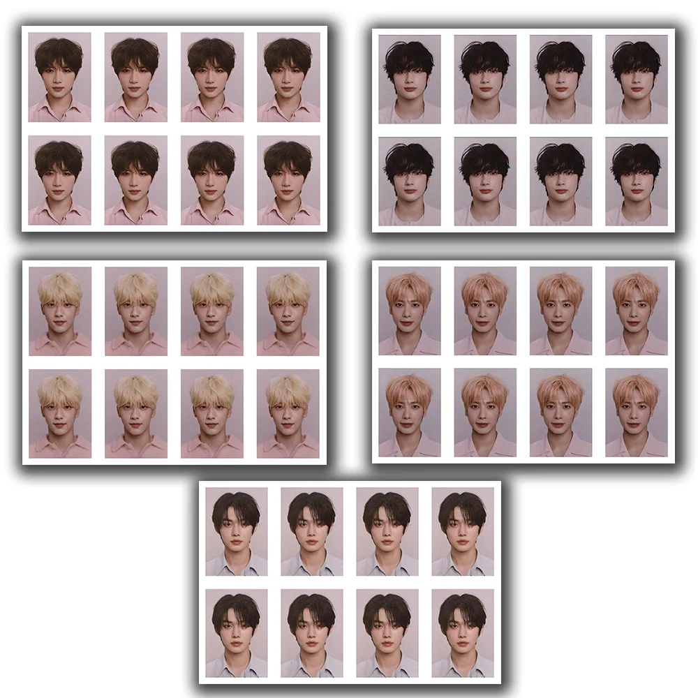 Kpop Boy Group One Inch ID Photo HD Printing Photograph Soobin YEONJUN BEOMGYU TAEHYUN HUENINGKAI Fans Gifts Collection