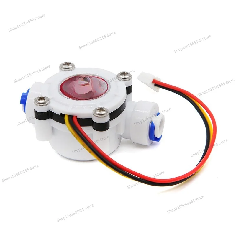 Water flow sensor 2 points water dispenser  purifier   flow meter 1/4 quick connection S402B