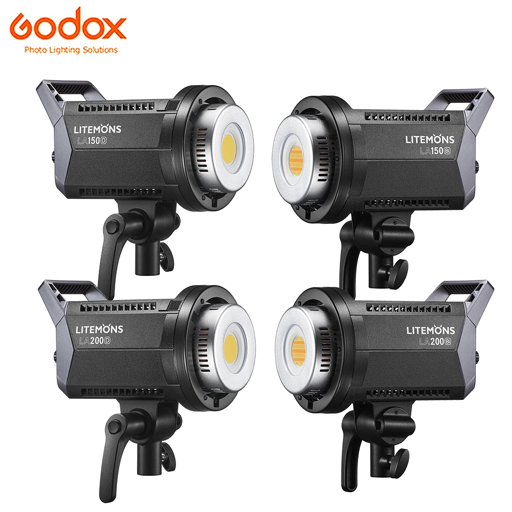 

Godox LA150D LA150BI 190w / LA200D LA200BI 230w White/Bi-Color Litemons LED Video Light APP Control Studio Continuous Lighting