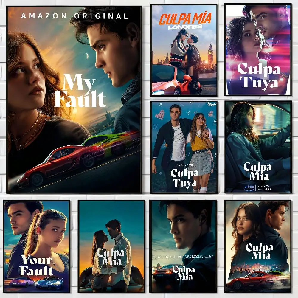 ملصق فني ذاتي اللصق من My F-Fault ملصق ورق أبيض DIY لتزيين جدران الغرفة والمقهى