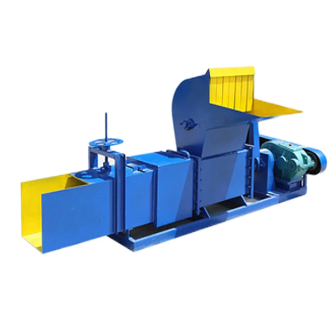 Vehicle-mounted waste plastic briquette solid crushing hydraulic lump extrusion compression hot melt granulation foam cold press