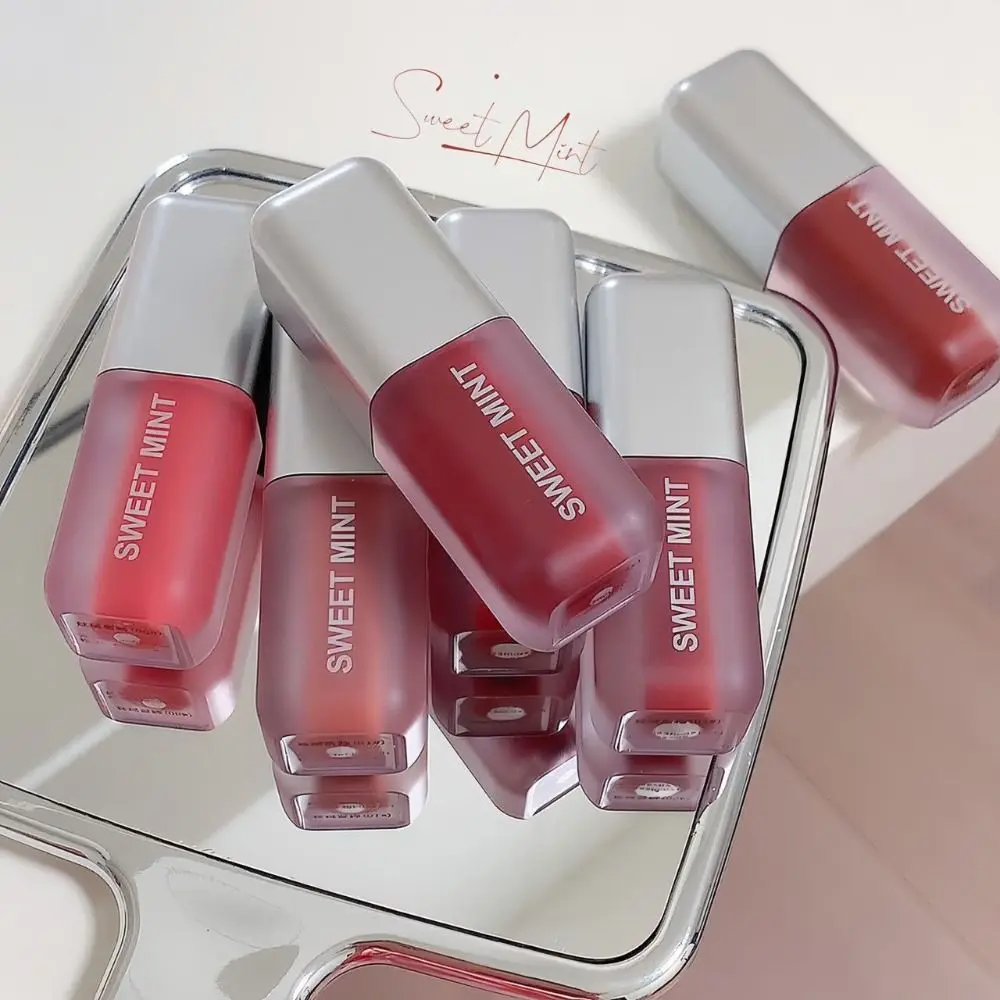 Brillant à lèvres antiadhésif Portable, boue de joues, longue durée, teinte, mat, maquillage, cosmétiques