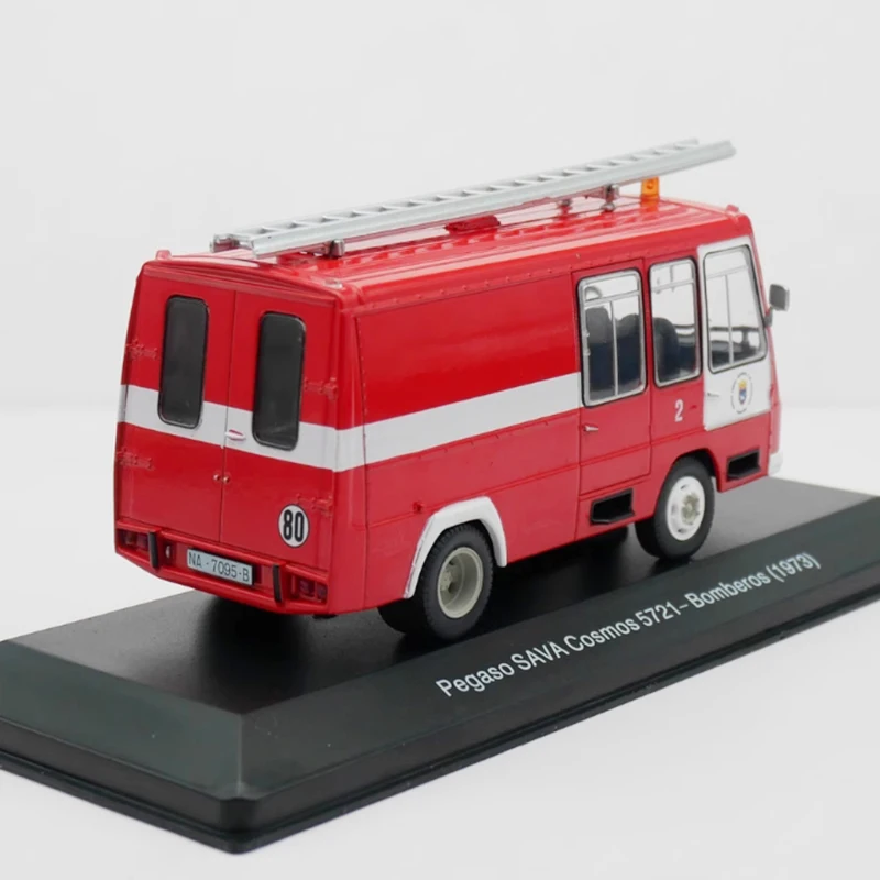 IXO Diecast escala 1:43 SAVA 1973 motor de bomberos modelo de vehículo de aleación colección de simulación terminada decoración regalo pantalla estática