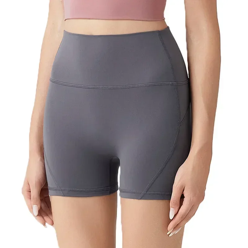 Yoga-Hose, keine Unbeholfenheit, Fadenheben, Hüfte, Sport, enge Shorts, schnell trocknend, kurze Lauf-Fitness-Hose