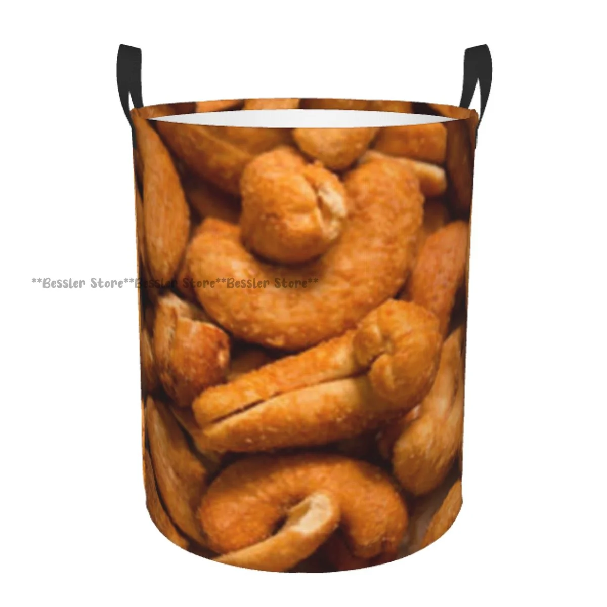 

Smoked Cashews Waterproof Storage Bag Household Dirty Laundry Basket Folding Clothes Organizer