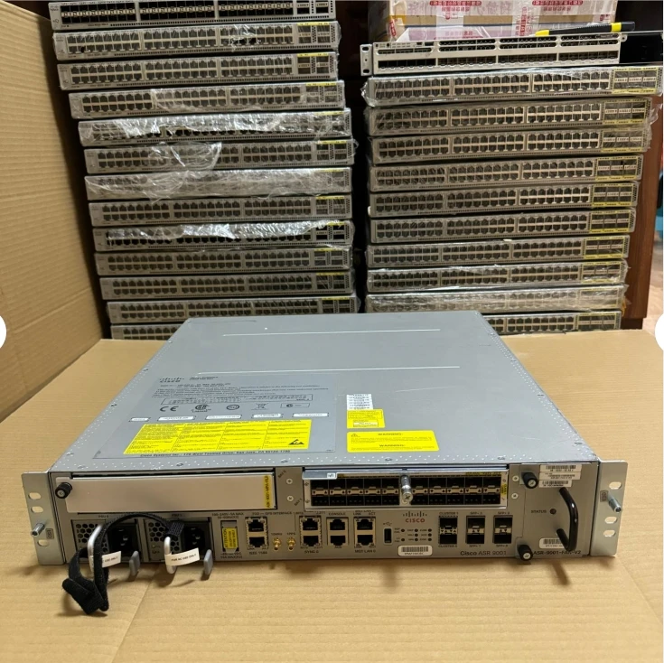 Used Enterprise Router 4 x 10 GE SFP+ Port ASR 9000 Series Services Router ASR-9001