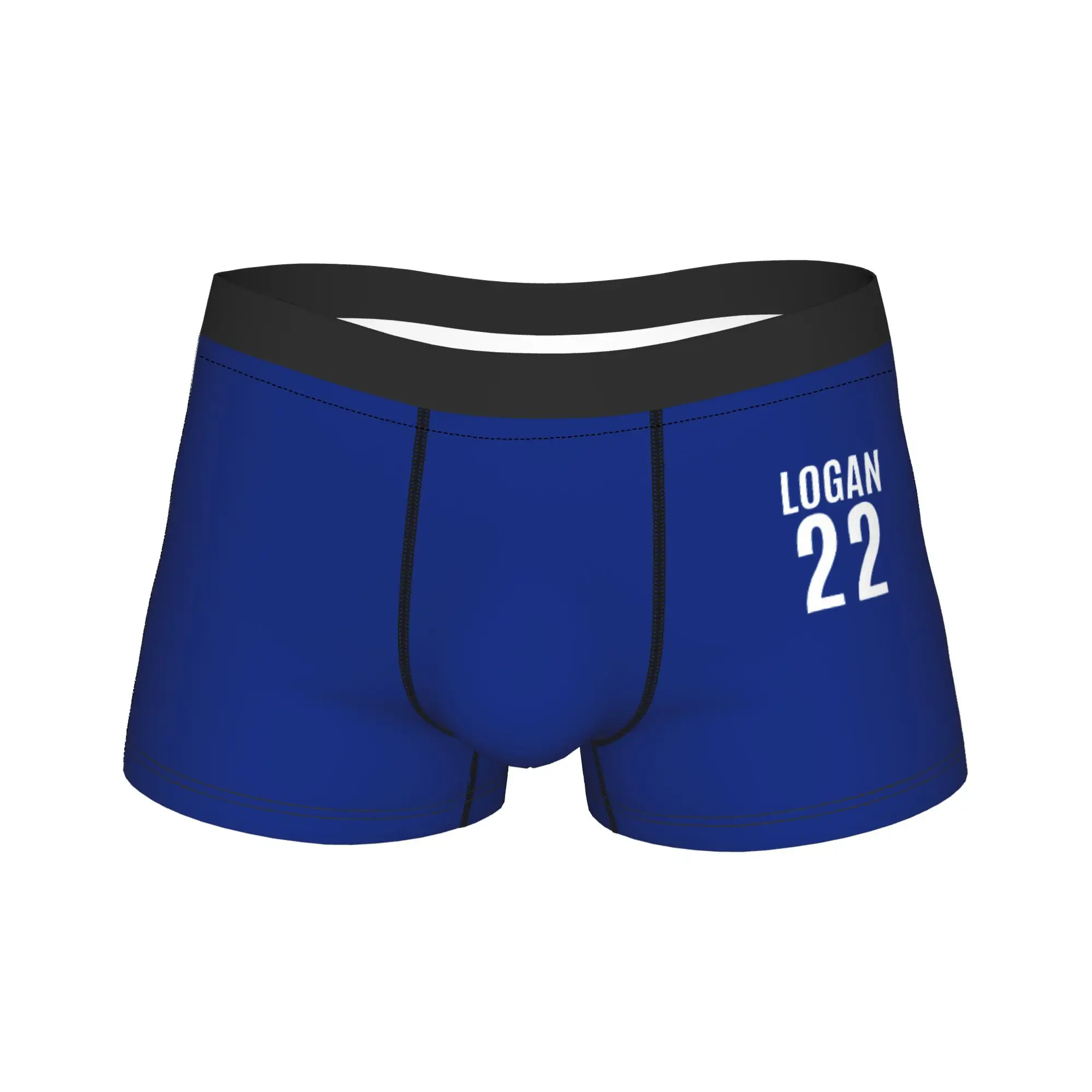Men's Off Campus Logan Boxer Briefs Shorts Panties Breathable Underwear Number 22 Male Humor Plus Size Underpants