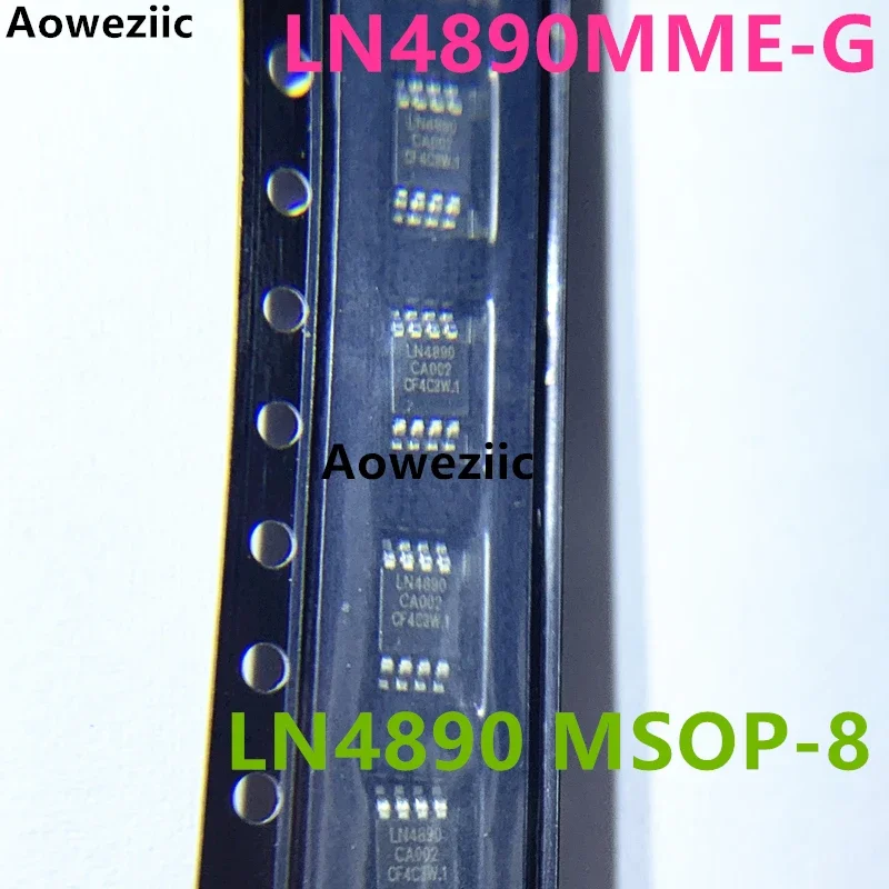 LN4890MME-G silk screen LN4890 MSOP-8 audio power amplifier chip is brand new