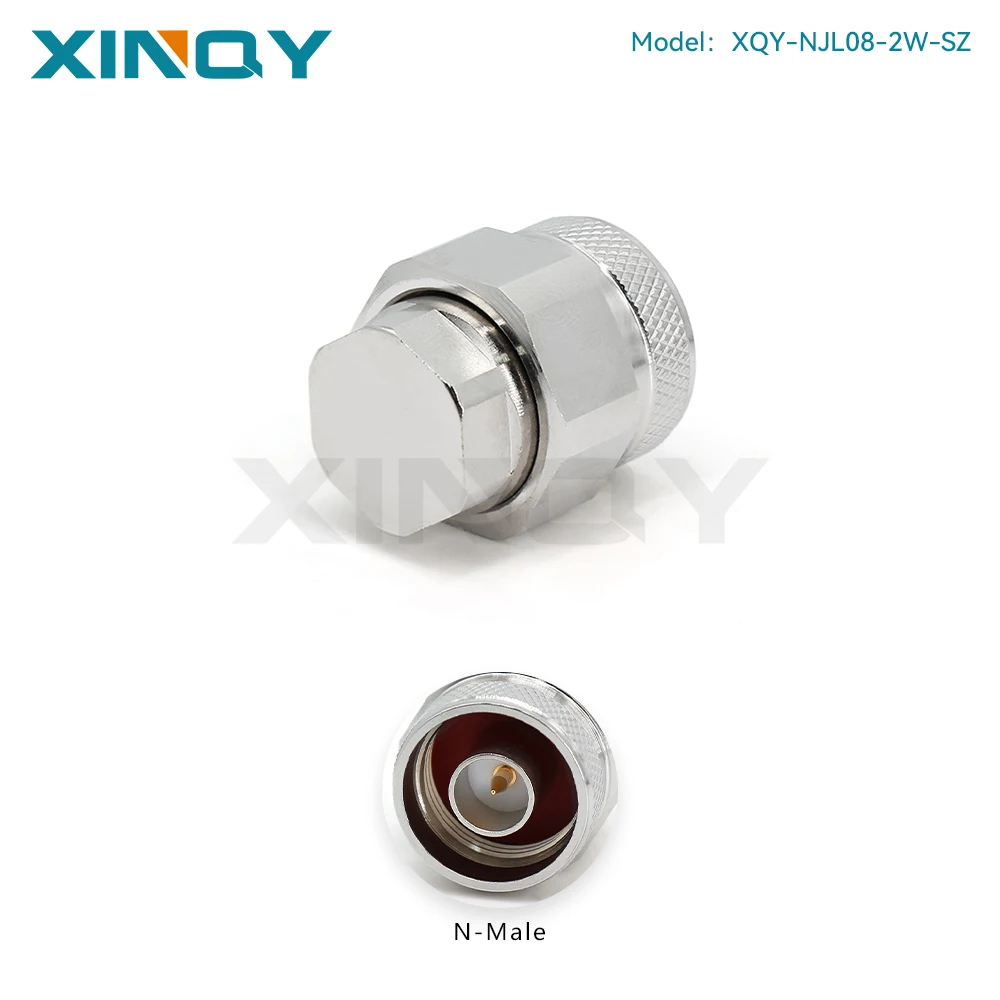 Xinqy Coaxial Terminal Load N Male Connector 8g 2W Signal Test Terminal Dummy Plug N-Jl 50 Ohms