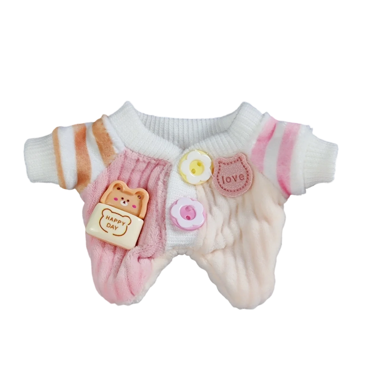 

Мини-плюшевая кукольная одежда, аксессуары для корейки Kpop Exo Labubu V1 V2 V3 Idol Dolls Pit Strip, альпинистский костюм, одежда в подарок