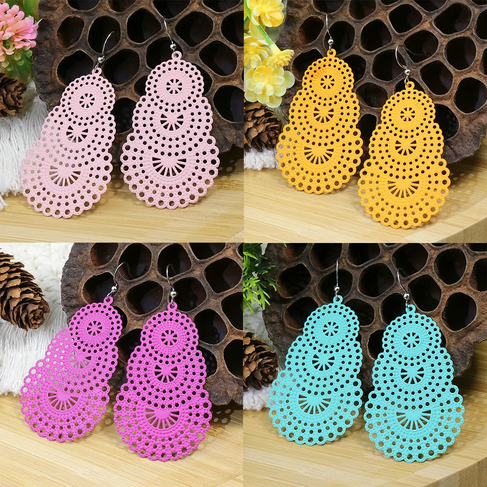 Fashionable Earrings Dropping Beads Geometric Earrings Water Dropping Earrings Silicone Earrings Multiple Candy Colors To Choose