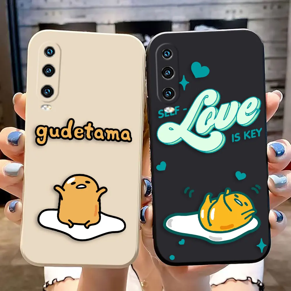 Funny Hot G-Gudetama Egg Cover Phone Case For Huawei NOVA 3I 4E 7I 6SE 8I 9SE P20 P30 P40 PSMART 20 PRO PLUS 5G Funda