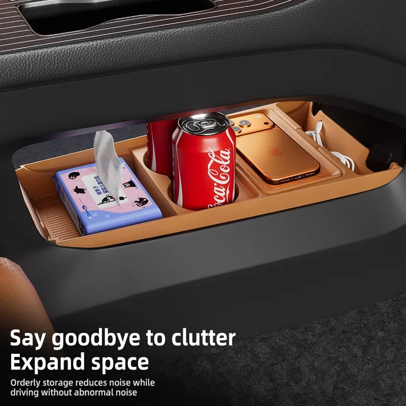 For Chery Tiggo 8 2026 Center Console Lower Storage & Eyewear Organizer Box, Car Interior Modification Accessories view 4